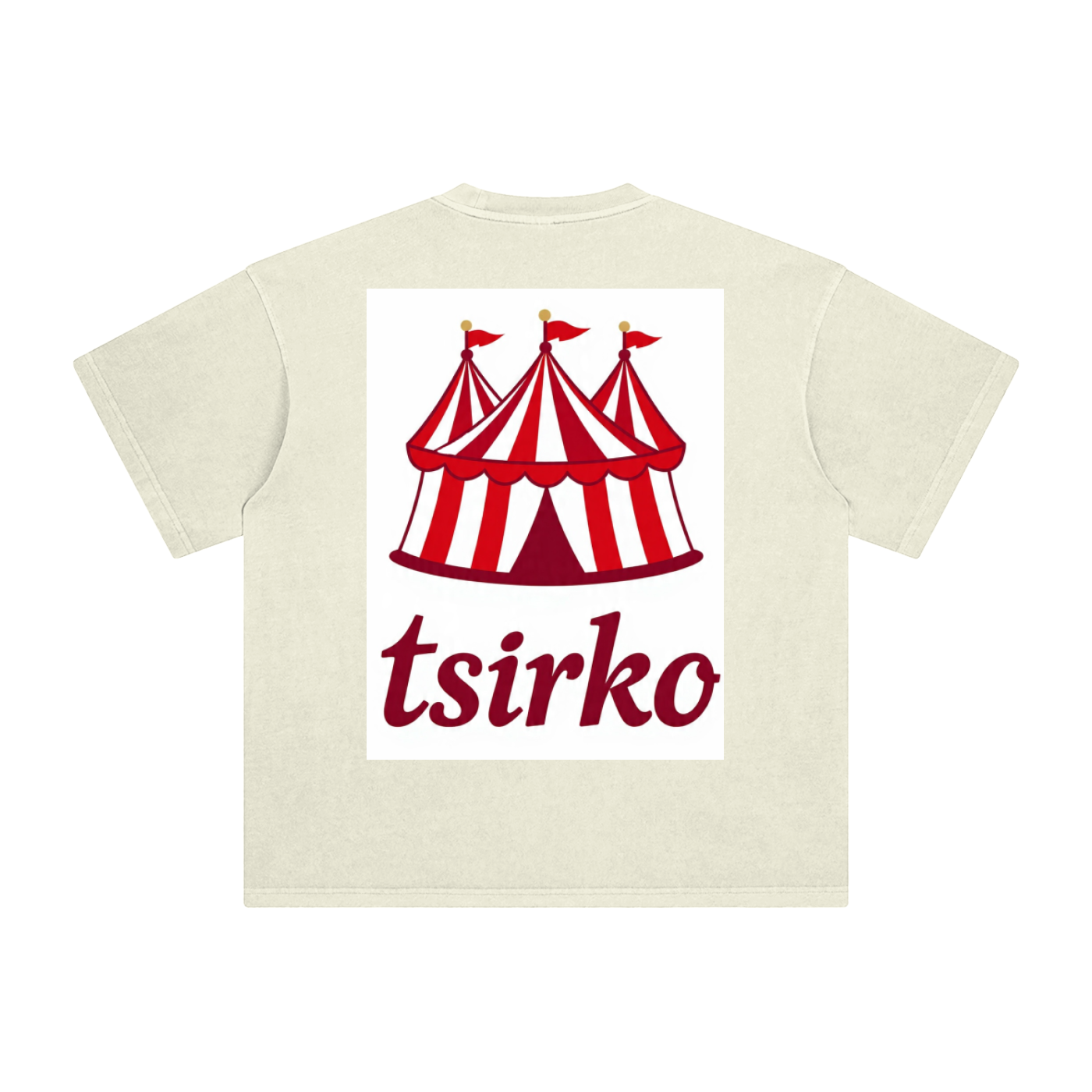 "Fun Times" & Logo Enzyme Washed T-Shirt