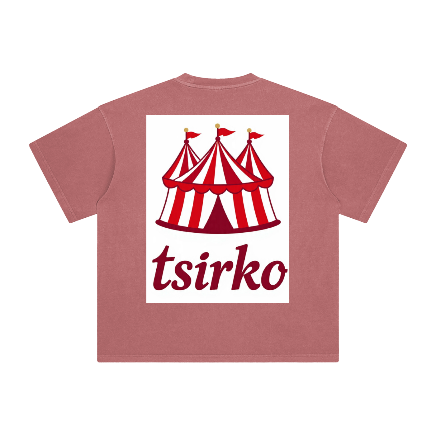 "Fun Times" & Logo Enzyme Washed T-Shirt