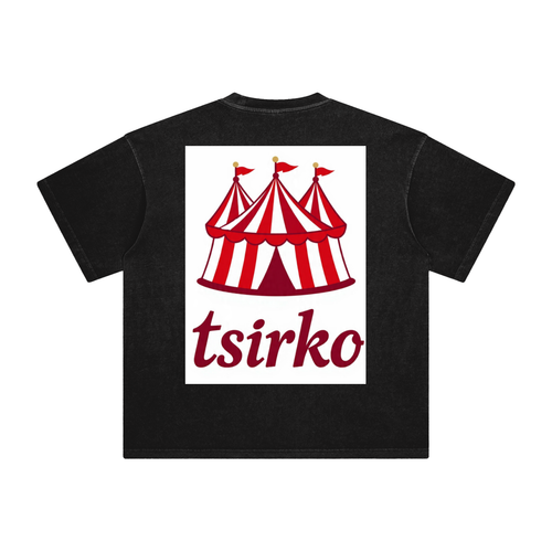 "Fun Times" & Logo Enzyme Washed T-Shirt