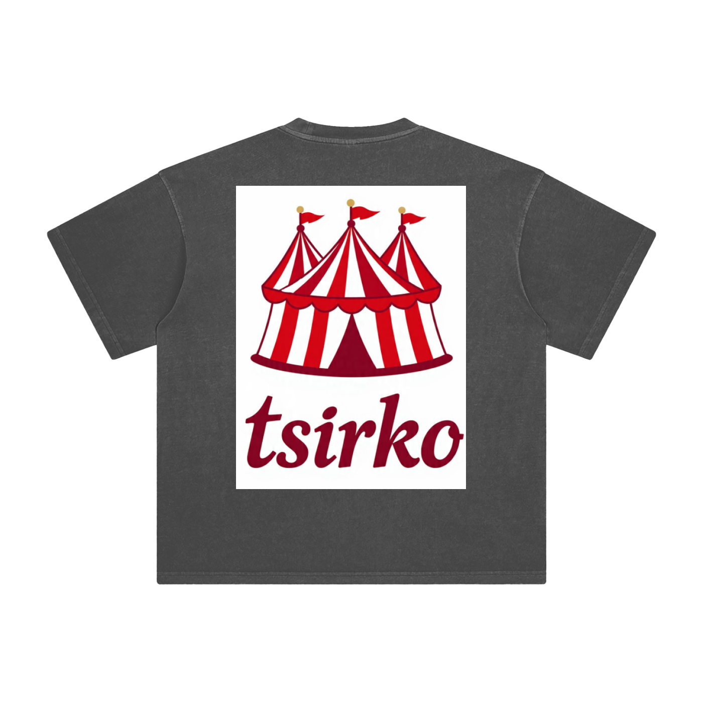 "Fun Times" & Logo Enzyme Washed T-Shirt