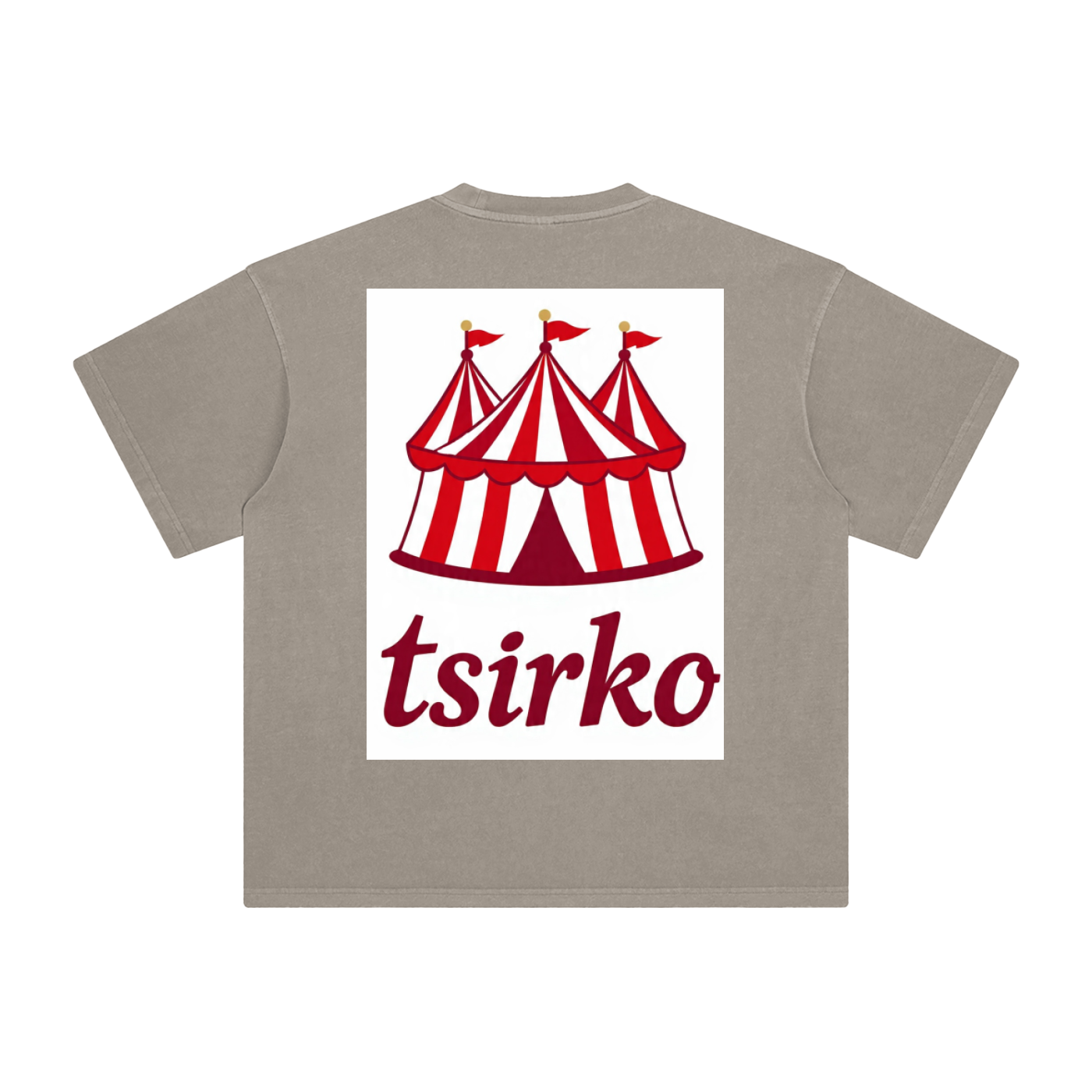 "Fun Times" & Logo Enzyme Washed T-Shirt