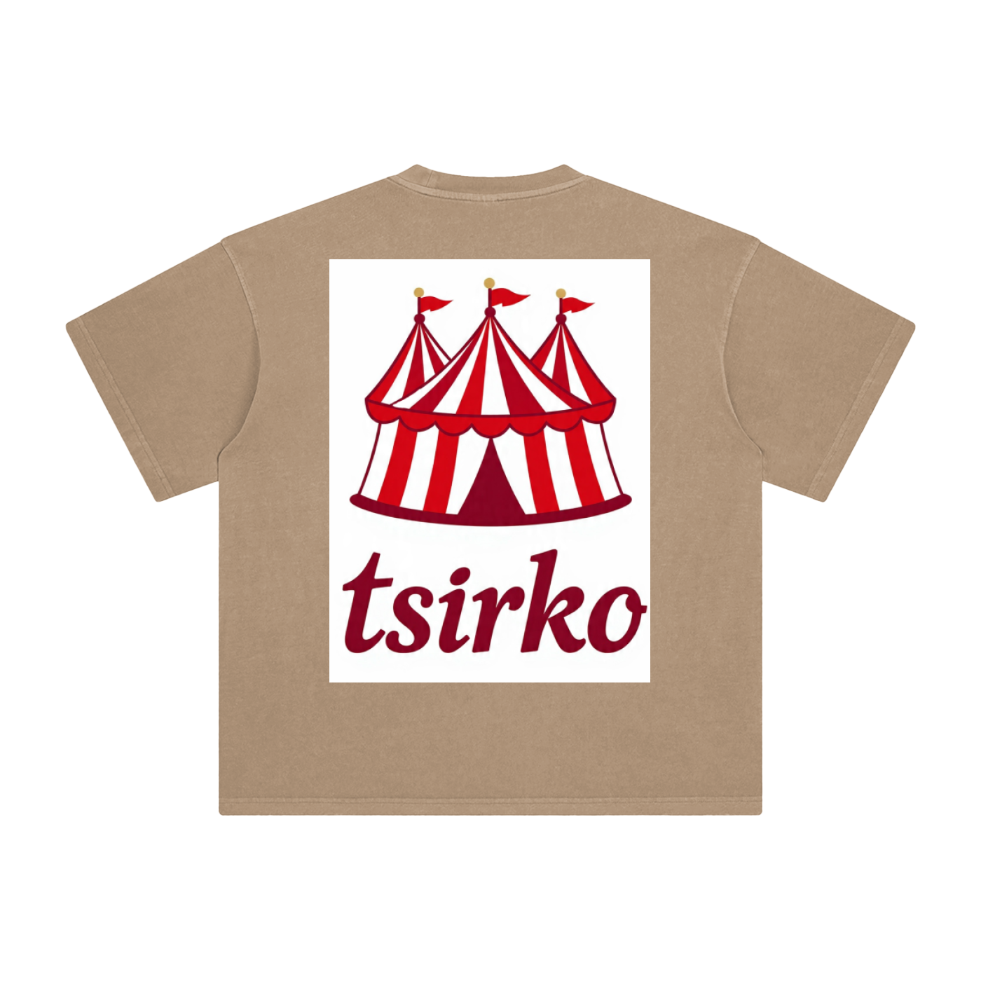 "Fun Times" & Logo Enzyme Washed T-Shirt