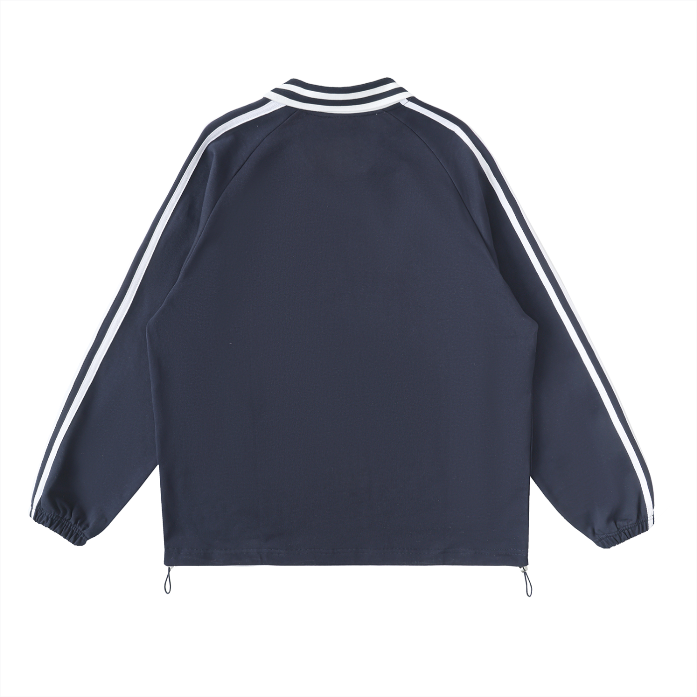 Branded Lapel Collar Sweatshirt