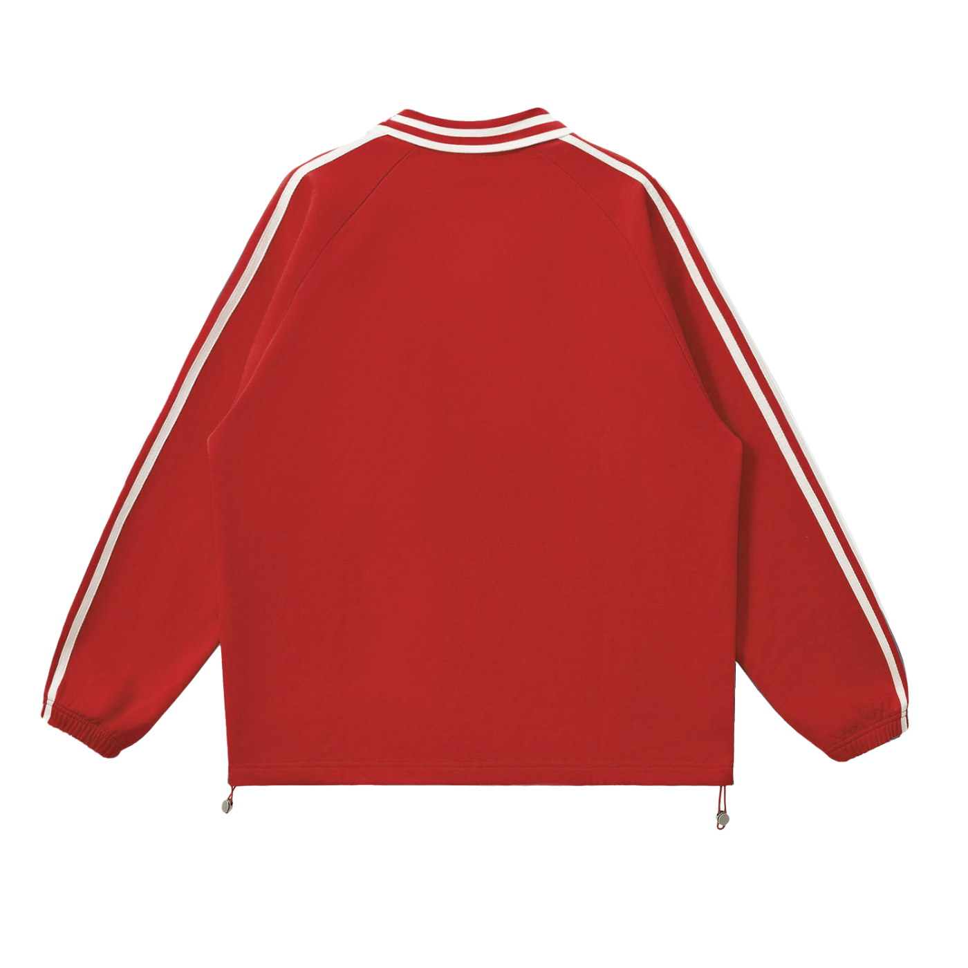 Branded Lapel Collar Sweatshirt
