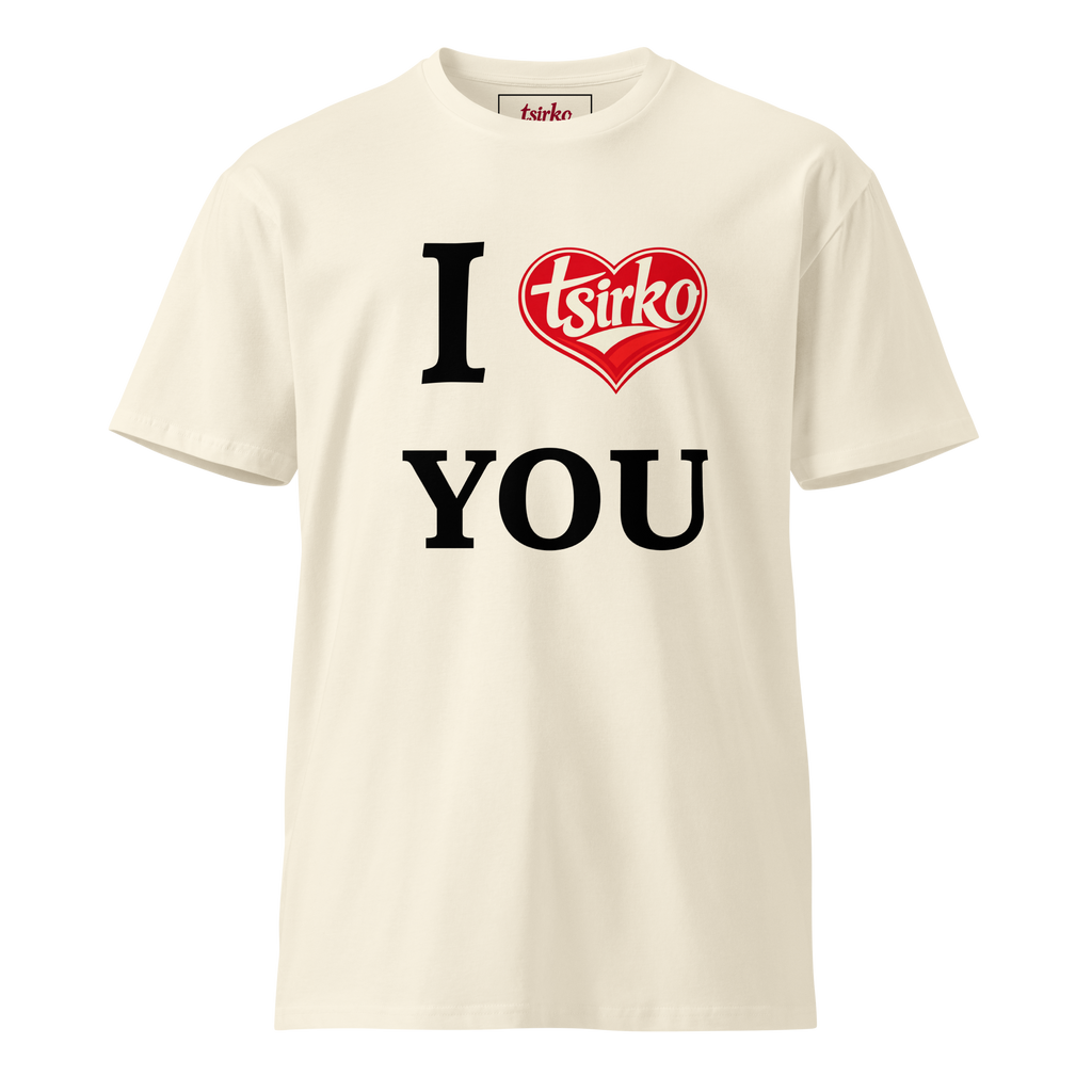 I Love You Crew Neck T-shirt