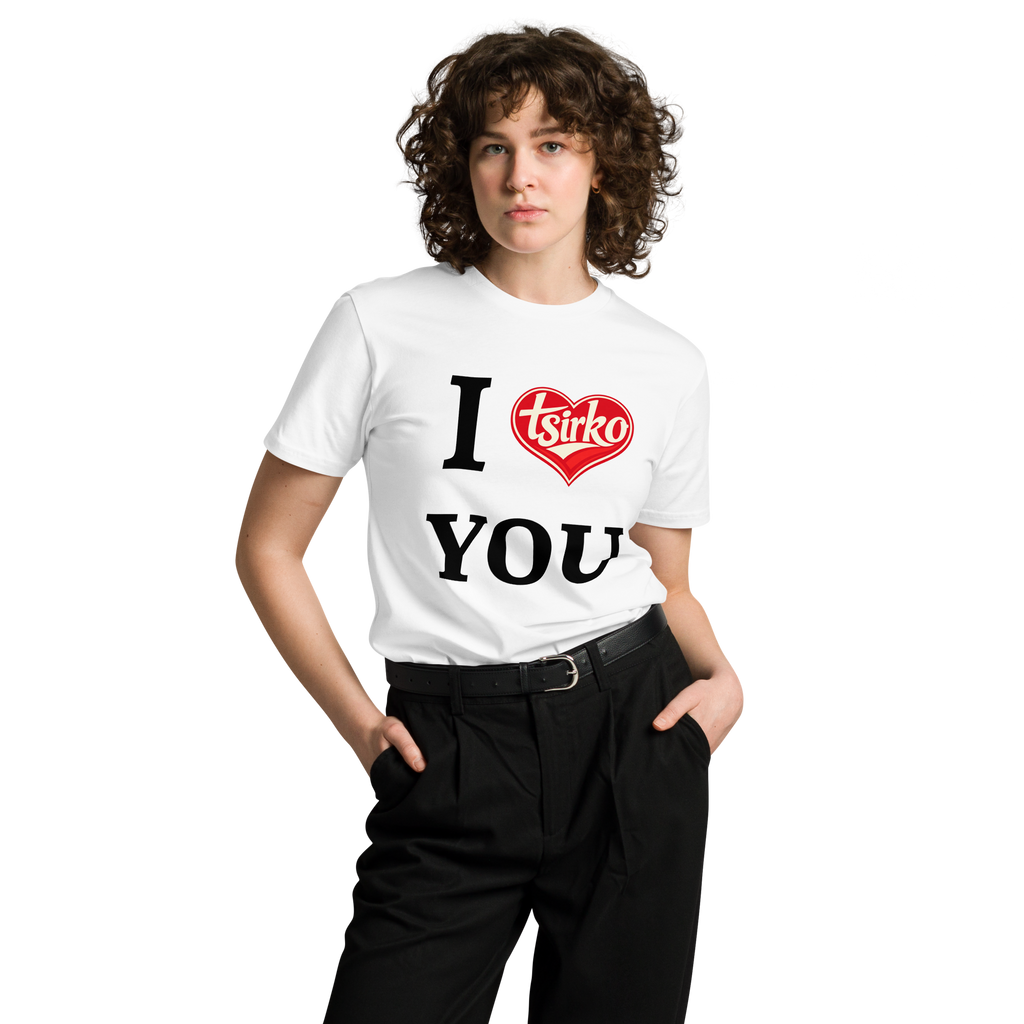 I Love You Crew Neck T-shirt