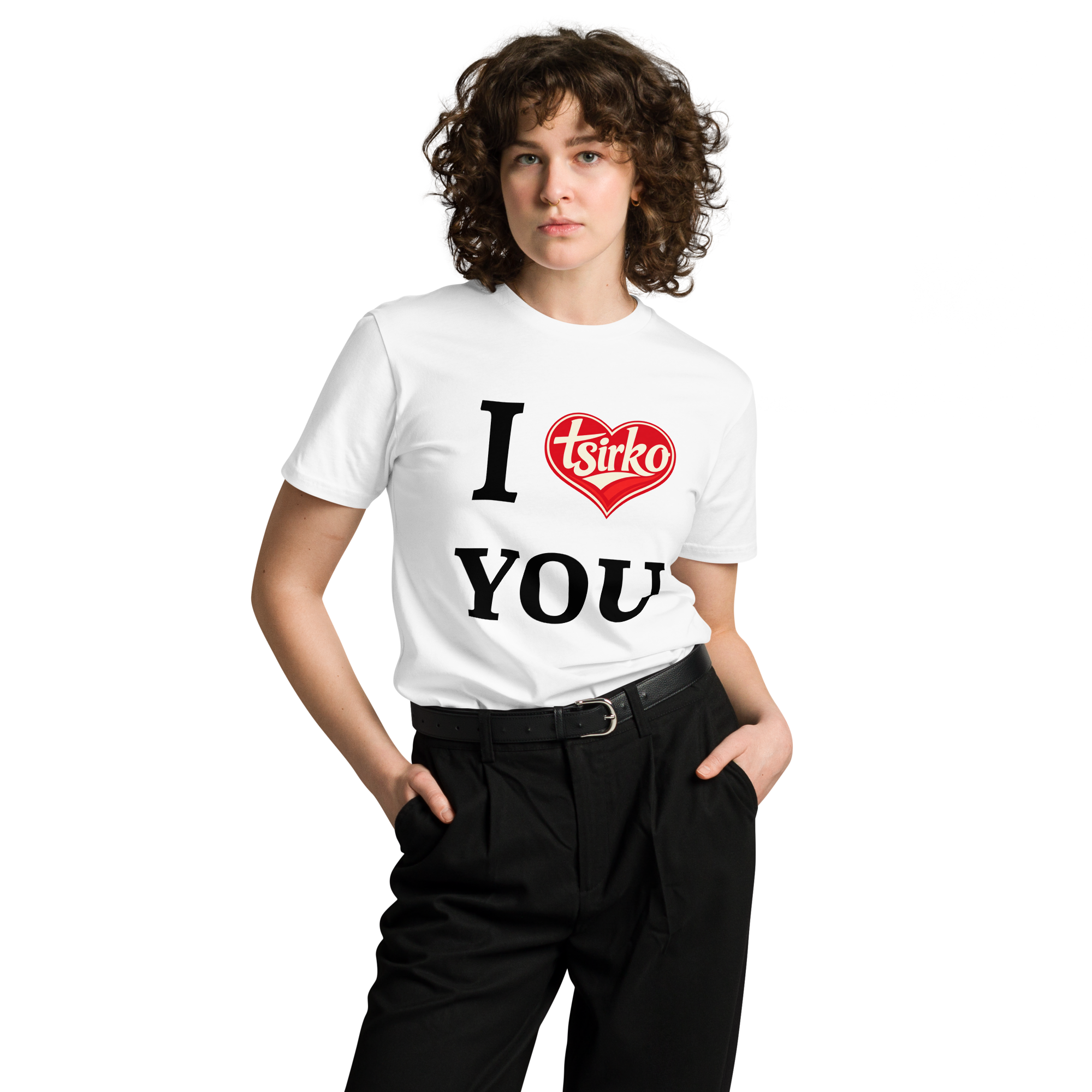 I Love You Crew Neck T-shirt